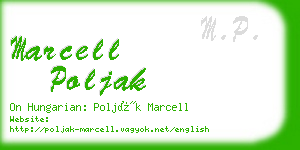 marcell poljak business card